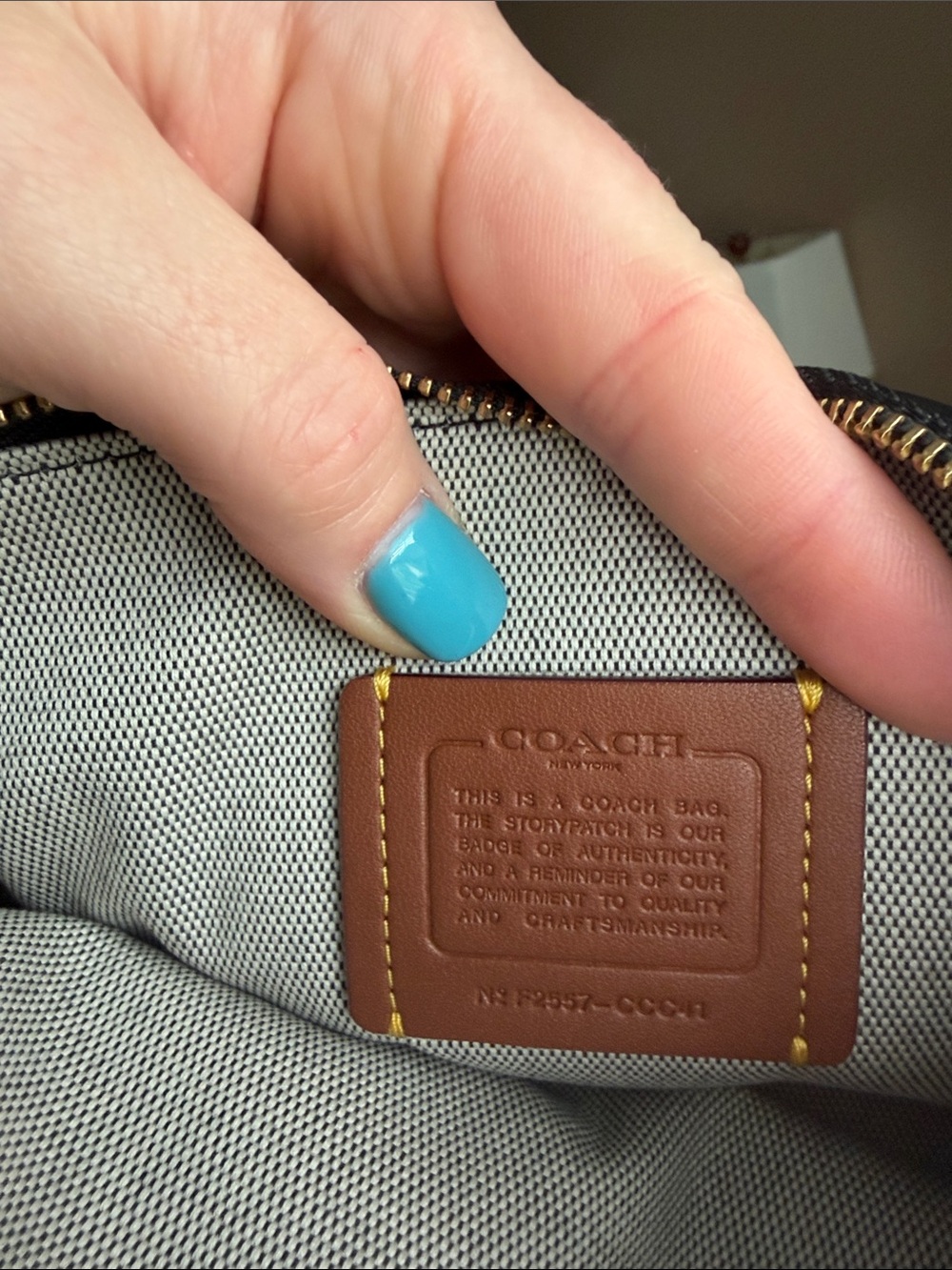 Coach Plaza bag (full size) - Picture 8 of 8
